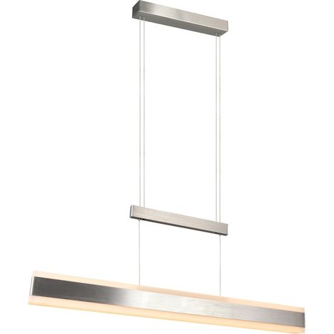 Suspension moderne Arcola 152cm nickel - 331210307 (1/3)