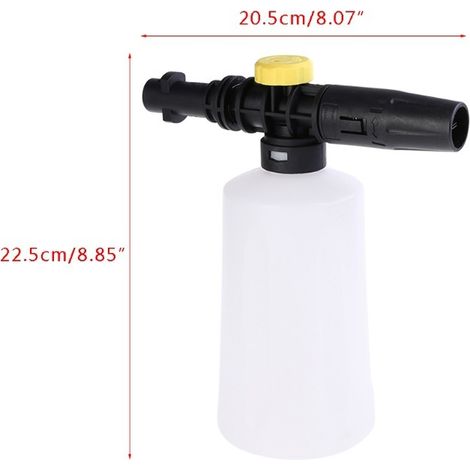 Pistolet à mousse haute et basse pression Cross Border Kai série K, tige d'extension, buse directe réglable en forme d'éventail, pulvérisation rotative Aliexpress (pot à mousse haute pression série K) (1/5)