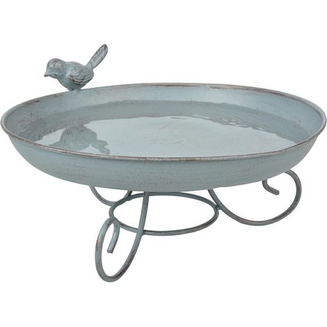 Stehendes Vogelbad aus Metall (1/3)