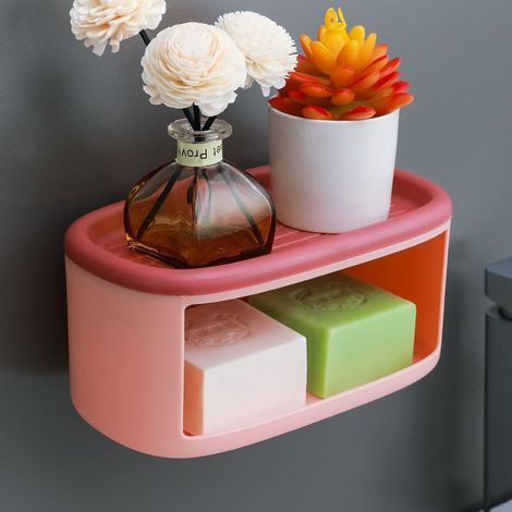 Boîte à savon en plastique avec trous de drainage pouvant contenir de petits objets boîte à savon murale (1/5)