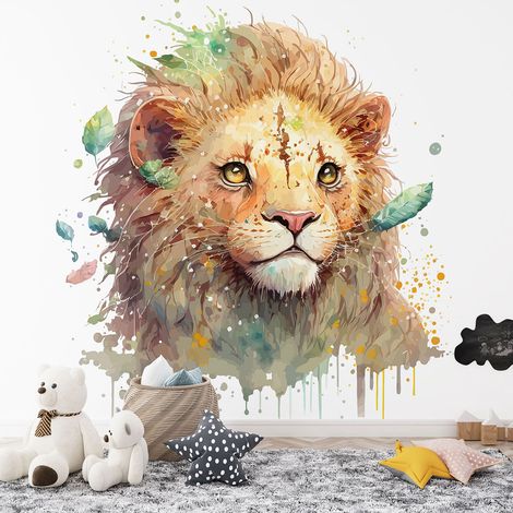 Papier peint panoramique Enfants - Lionceau - 130 cm x 84 cm (1/4)