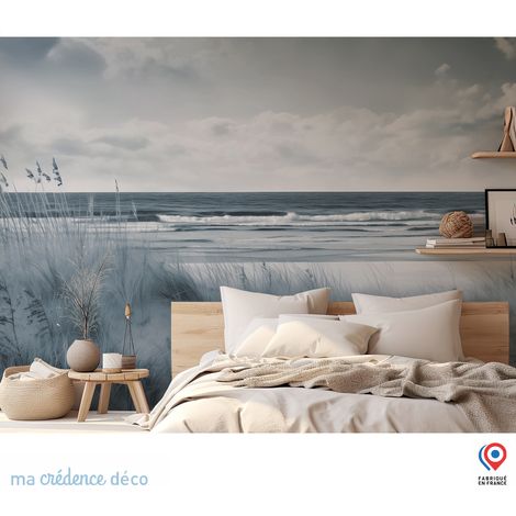 Papier peint : Plage sud ouest, Aquarelle détaillé - Intissé - 200 cm - 280 cm (1/5)