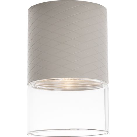 Spot plafond grillagé rond taupe LED 7W Fusion Maxlight (1/5)