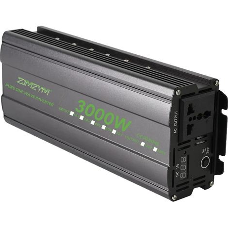 Inversor de onda sinusoidal pura, compatibilidad de voltaje versátil, funcionamiento seguro, 3000 W-a, 12 V, 220 V 50 Hz-d (1/2)