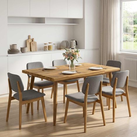 vidaXL Live Edge Table Top 90 x 90 x 3.2 cm Square Solid Acacia Wood (1/5)