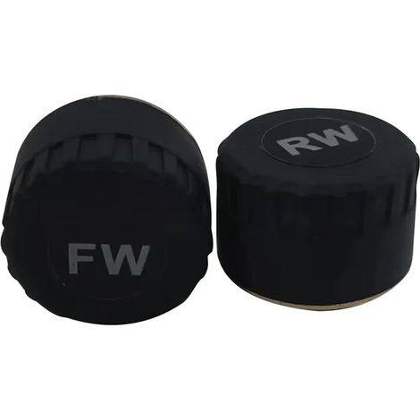 (2 pièces) Capteurs de pression des pneus compatibles Bluetooth pour véhicules, système de surveillance de la pression des pneus, affichage sur téléphone portable, capteurs pour voitures et motos, dét (1/5)