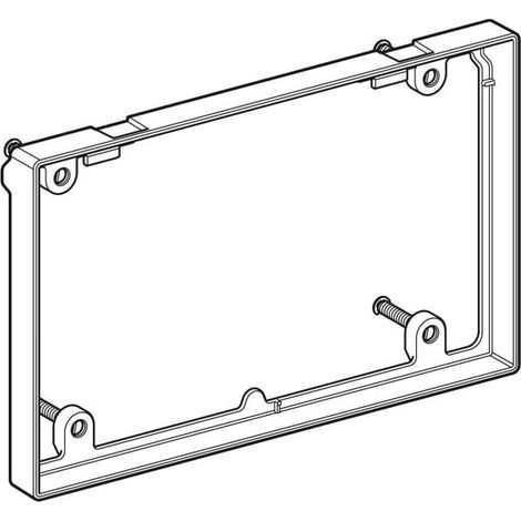 Geberit Ausgleichsrahmen für Sigma60 Betätigungsplatte, Zinkdruckguss, 242584001