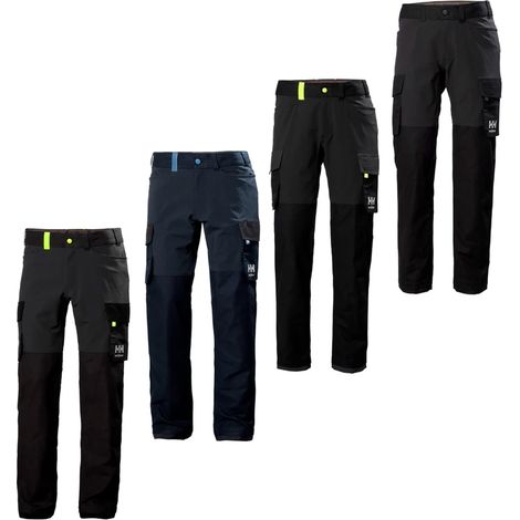 Pantalon de travail cargo Helly Hansen Oxford 4X - 54 (EU) - Gris/Negro