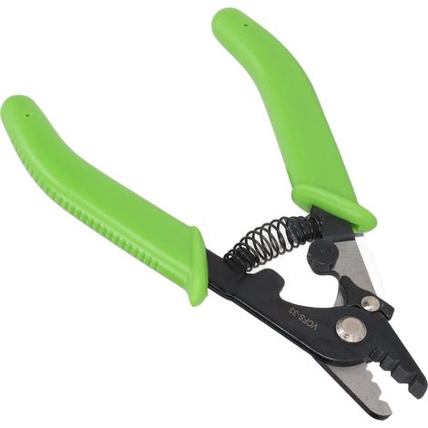 Pince à dénuder pour fibre optique verte à 3 trous de diamètre - Utilisation simple (1/5)