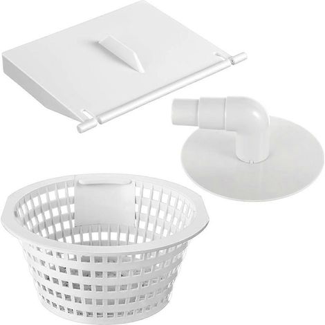 Pièces de rechange pour skimmer, compatibles avec le déflecteur de vanne de type 8926 et le panier de skimmer de piscine de type 8928, et la ventouse de skimmer de piscine de type 8929. (1/5)