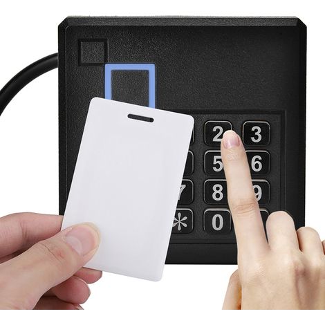 Lecteur RFID étanche 125 kHz 13.56 MHz avec interface Wiegand 26/34 pour contrôle d'accès (1/5)