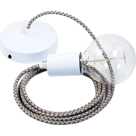 Lampada sospensione creative cables rd64 lozenge cavo 1 metro rame (1/3)