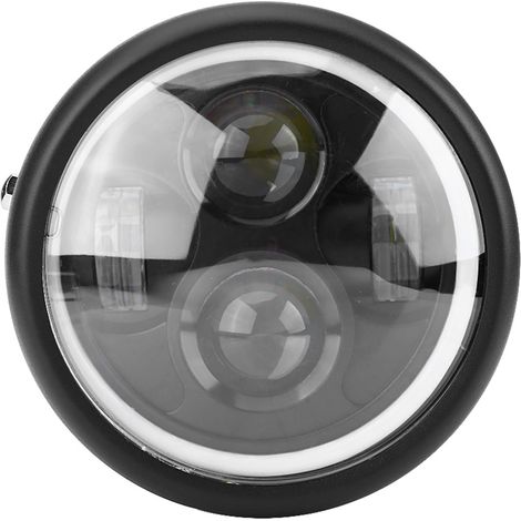 Ampoule de phare LED 16cm/6,5" pour moto Sportster Café Racer Bobber
