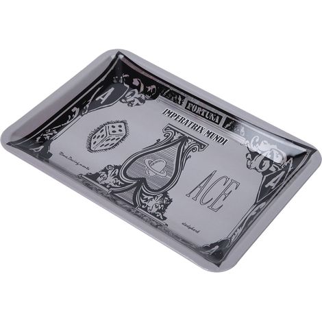 Plateau à rouler les cigarettes 18 x 12,5 cm, disque de rangement pour cigarettes, récipient pour fumeurs (1/5)
