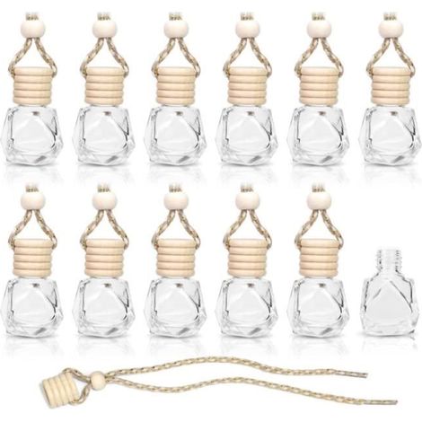 Flacons de parfum désodorisants - Non spécifié - 10 pièces - Verre transparent - 8ml - Parfum de longue durée (1/4)