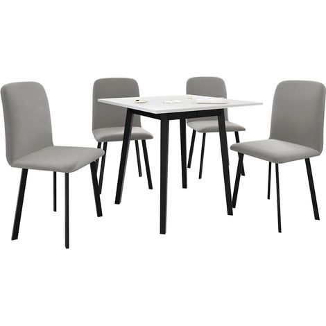Conjunto de mesas y sillas para comedor Edmond 116, Amor Velvet 4318, 77x85x85cm, Diámetro: 0, Número de asientos: 4, Estilo: Contemporary
