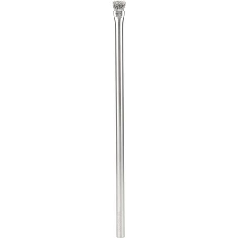 Brossette à poils métalliques pour aquarium, acier inoxydable, anti-algues, pierre et bois, 23 cm (1/5)