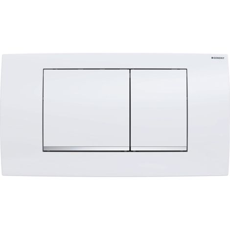 Geberit Twinline30 - Placca di comando, bianco 115.899.KJ.1