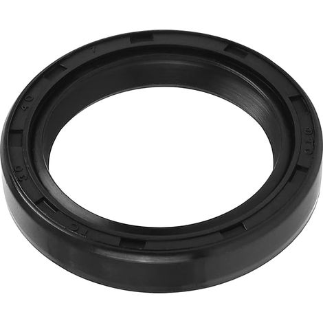 30 x 40 x 7 mm TC Oil Seal x 1 Piece Rubber Double Lip for Motorcycle Crankshafts and Hydraulic Pumps, [Black] (1/5)