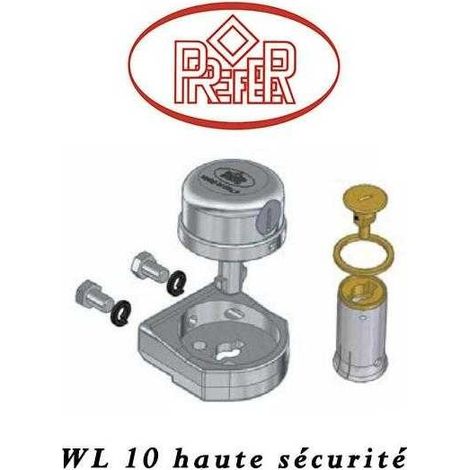 Serrure Prefer WL10 fixé au sol (1/2)