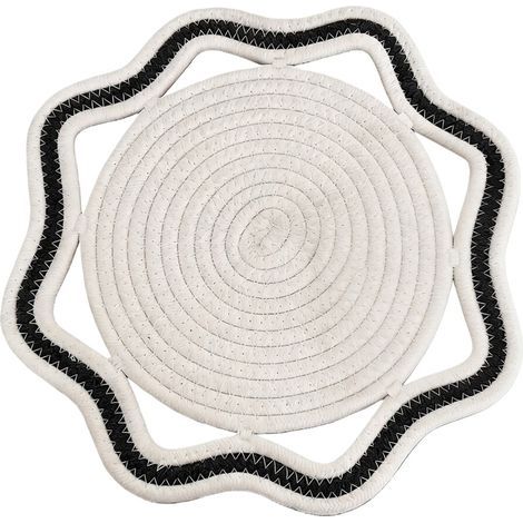 Napperon non tissé élégant et fonctionnel,-ligne noire 30cm (1/2)
