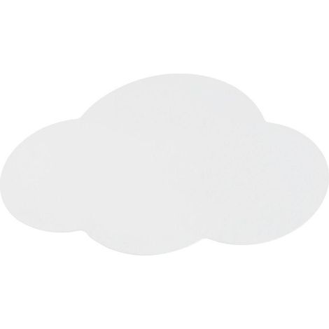 tk-lighting CLOUD applique murale bianca 27 cm moderna