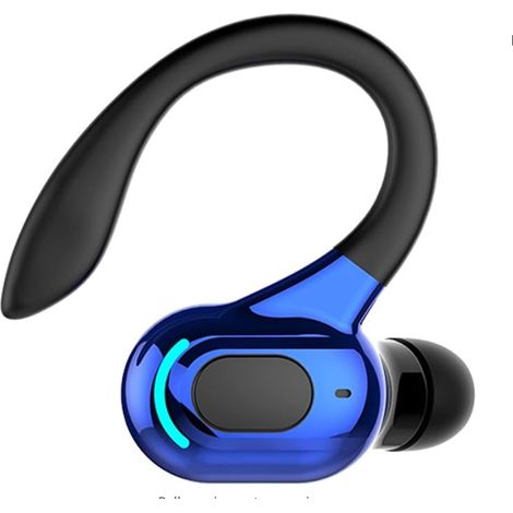 Écouteur Bluetooth, casque sans fil HiFi stéréo mains libres avec câble de charge, réduction de bruit, oreillette étanche IPX4 pour smartphone, ordinateur portable et conducteur de camion (1/5)