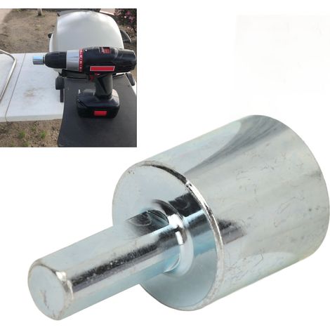 Adaptateur de foret à douille pour cric à ciseaux de mise à niveau de camping-car, compatible avec les perceuses électriques de 3/8" et 1/2" et applicable à tous les crics à entraînement hexagonal de (1/5)