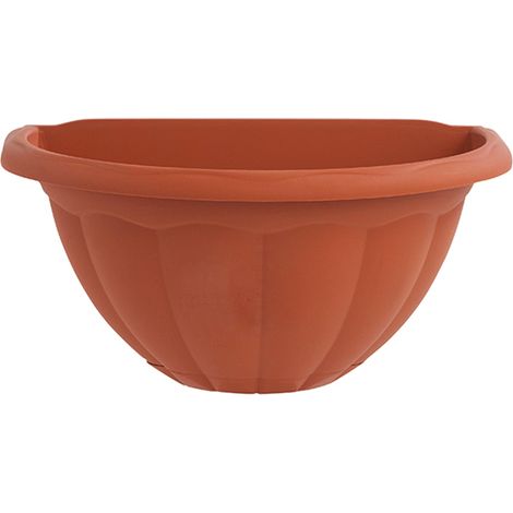MACETA PARED 40x20x20 CM TERRACOTA PLASTIKEN