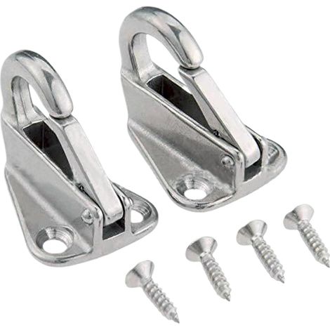 Crochet de suspension, inox, pour accessoires de maison (1/5)