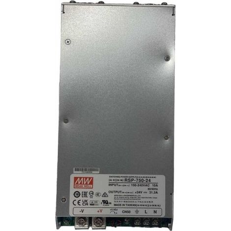 MW MEAN WELL RSP-750-24 Alimentatore Led 750W 24V 31,3A Senza Ventola Input 220V e 110V