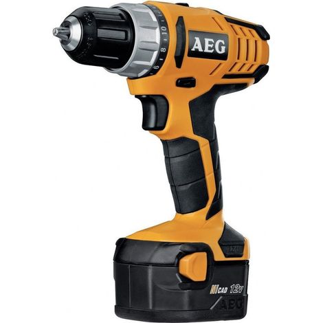 Trade Shop - Taladro Tornillo Bs 12g2 Nicd Mandrin Fixtec 10 Mm 2 Velocidades 24 Rpm -