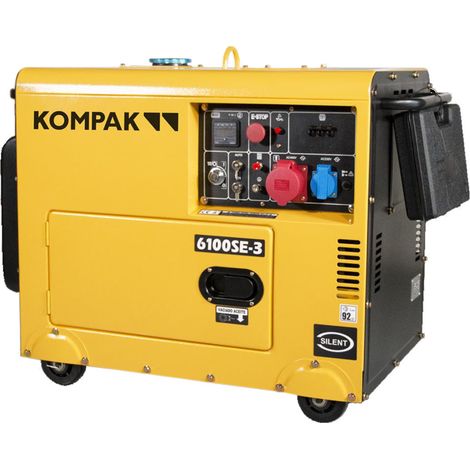 KOMPAK Diesel Stromaggregat 6,9 KVA 400V/230V (1/5)