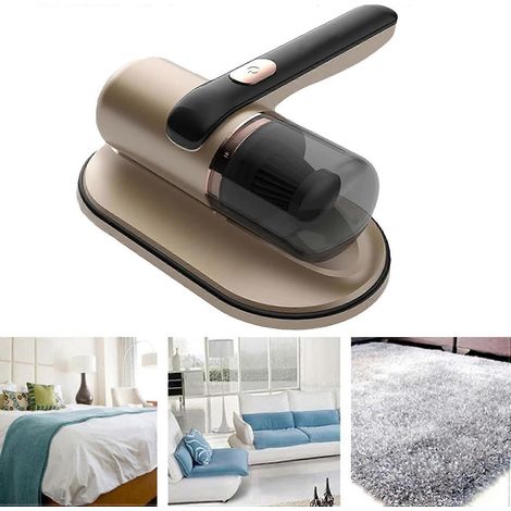 Aspirateur de lit anti-allergie 10 kPa - Aspirateur de matelas Aspirateur de matelas 68 W à aspiration puissante Appareil de nettoyage portatif pour canapés