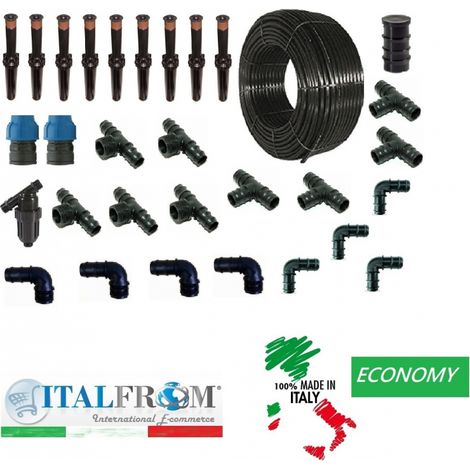 Kit Irrigazione Italfrom Economy per Microirrigazione Interrata fino a 100 Mq (1/3)