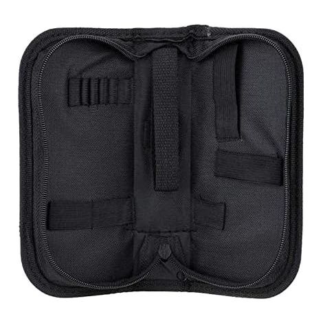 Mehrzweck-Reparaturset aus schwarzem Nylon zur Aufbewahrung von Ersatzteilen, tragbare Aufbewahrungstasche mit Reißverschluss, kleine Segeltuchtasche - (1/5)
