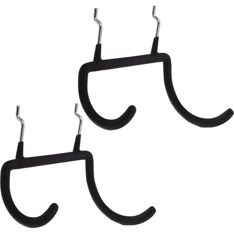 Lot de 2 crochets pour porte-outils, support de perceuse pour objets lourds, fixation murale par vis (1/5)