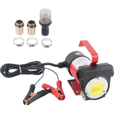 Pompe de transfert électrique 12V DC diesel kérosène portable 40L/min pour véhicule camion lourd (1/5)