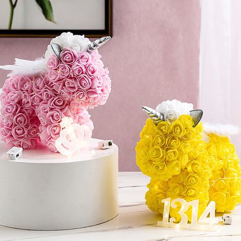 Valentinstagsgeschenk Rose, LED-PE-Blume, Weihnachtsdekoration (1/5)