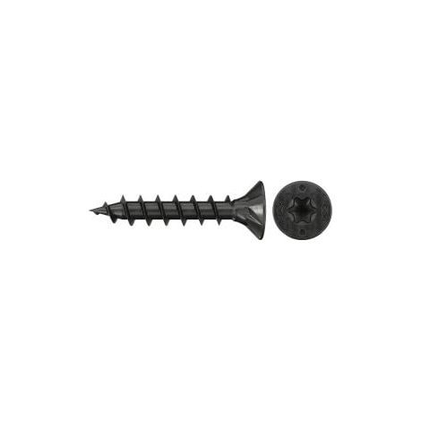 fischer Spanplattenschraube PowerFast FPF II CTF 3,5 x 20 BLC 30 Senkkopf Innenst. TX Vollgew. schwarz verz. - 578627 (1/3)