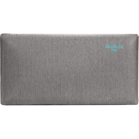 Cecotec Guanciale Flow Satisfaction 70 cm. 100% Memory Foam, Firmness medio-alto, Massima adattabilità e comfort, Extra Soft Touch, Rivestimento grigio metallizzato traspirante, Antiacaro e Antibatter (1/3)
