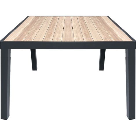 TAVOLO PORTOFINO 100X100XH74CM GRIGIO SCURO CON DO