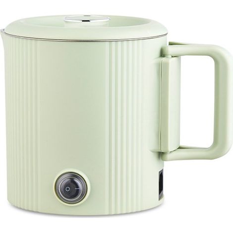 Maestro MR-009 Hervidor Eléctrico de Viaje y Olla 2 en 1, 0,8 L, 600 W, Asa Plegable, Doble Pared de Acero Inoxidable 304, Interruptor 110 V/230 V, Color Menta (1/5)