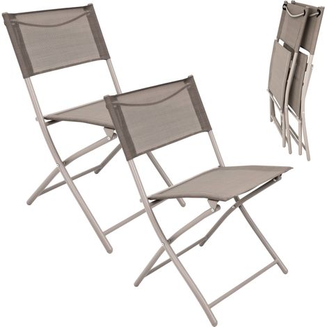 2er-Set Gartenstühle für die Terrasse, faltbarer Balkonstuhl für den Balkon