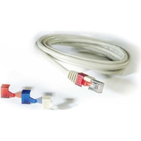 Qubix bretella di collegamento rj45-rj45 cat5e ftp 0,5mt 2005035
