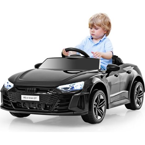 COSTWAY 12V Electric Kids Ride On Car, 103 x 58 x 41cm,Licensed Audi Toy Vehicle with Remote Control, Lights, Music, MP3, USB, Battery Powered Ride on Gift (1/5)