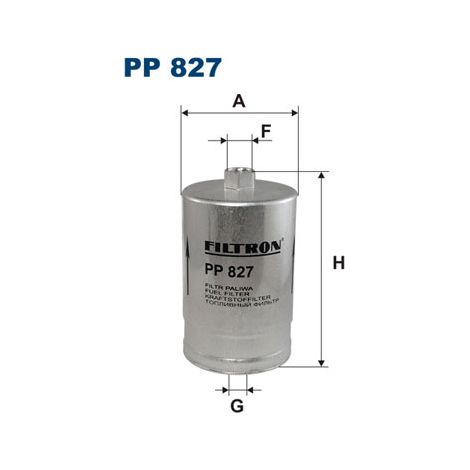 Kraftstofffilter PP827 Filtron