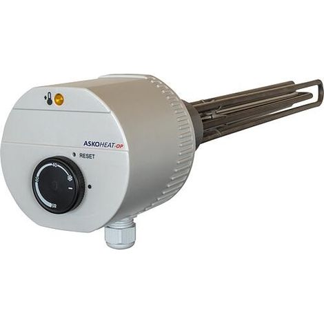 Résistance électrique à visser type AHIR-BI-OP 2,5kW, 400V, en continu, DN 40 (11/2")