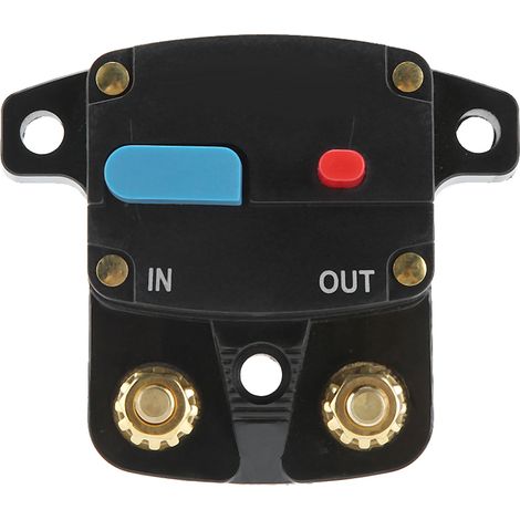 Bouton de réinitialisation de fusible de récupération de disjoncteur réarmable automatique 12V pour l'audio de voiture 150A.