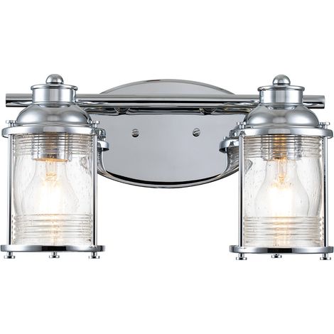 Elstead Kichler Ashland Applique Chrome Poli, IP44 (1/4)